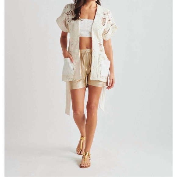 VALERIE KHALFON sartor shorts in beige - Picture 1 of 7